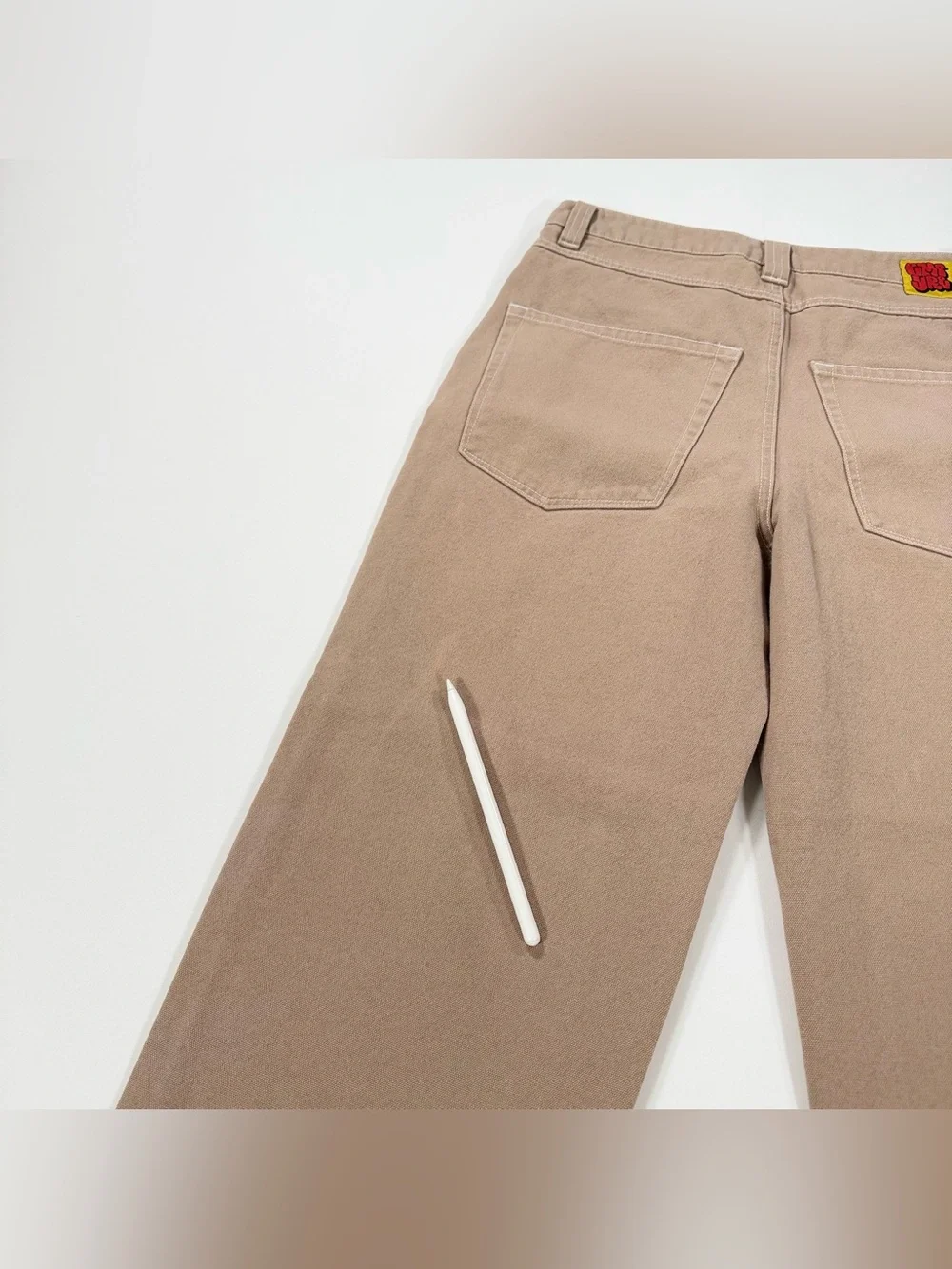Empyre Khaki Double Knee Skateboarding Pants Size 30x26 Tan Baggy Work Carpenter